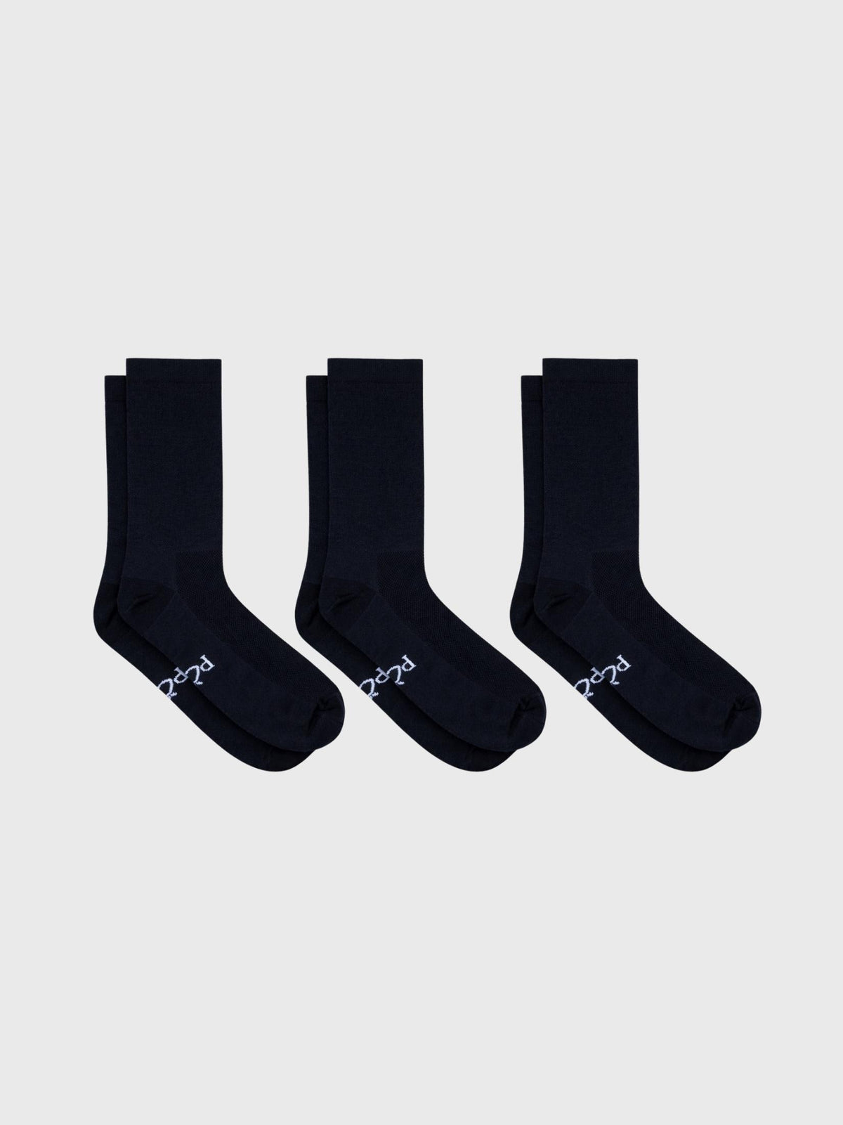 3-Pack Permanent Black Socks