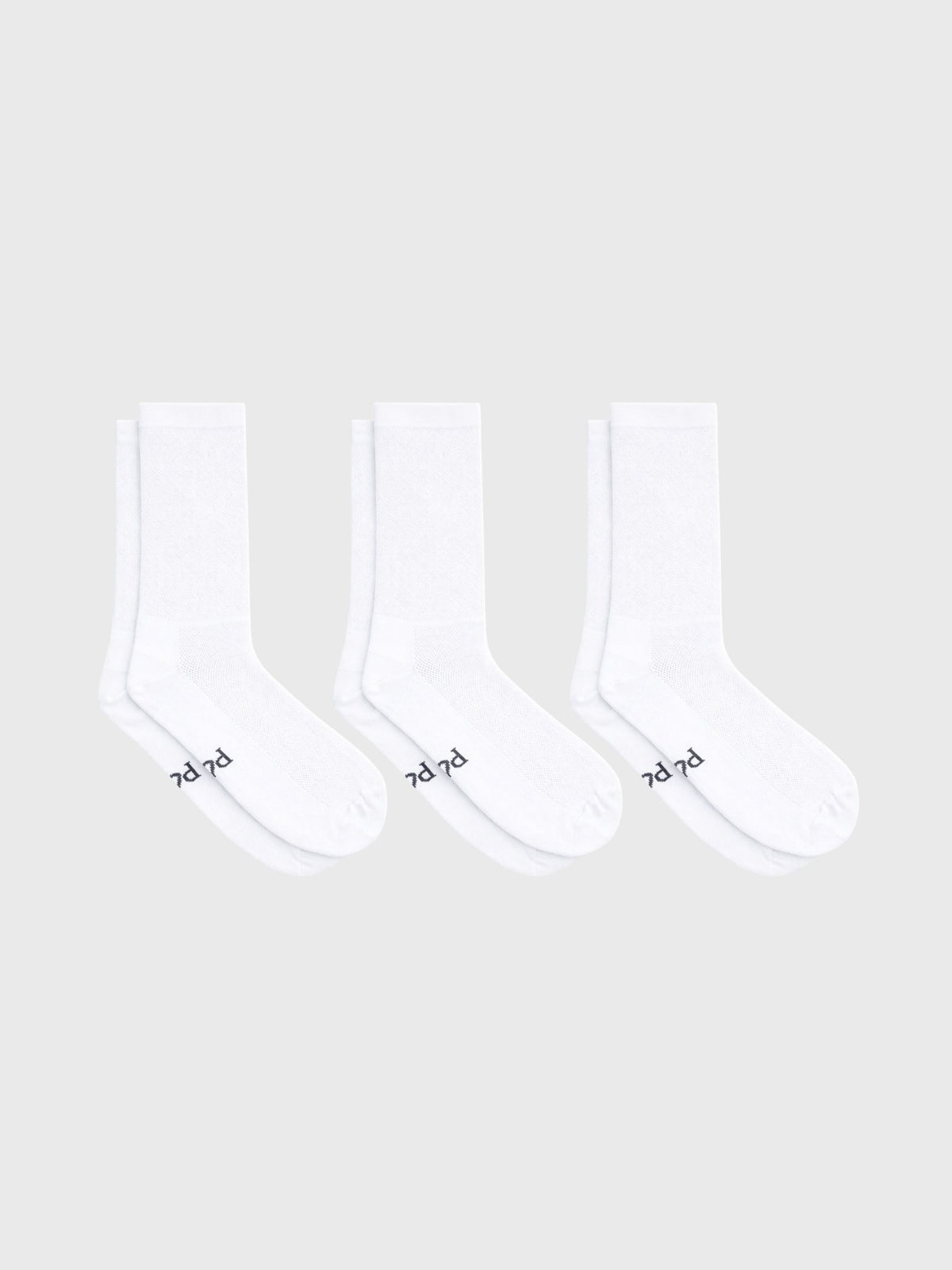 3-Pack Permanent White Socks